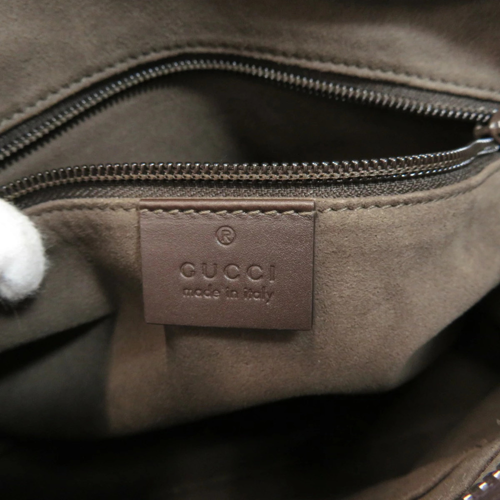 Gucci GG Brown Beige Handbag Supreme - Picture 6 of 11